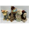 Image 1 : Avon Hat Box Teddy, Bearington Priscilla, Caroline, Boyds Dixie Hackett