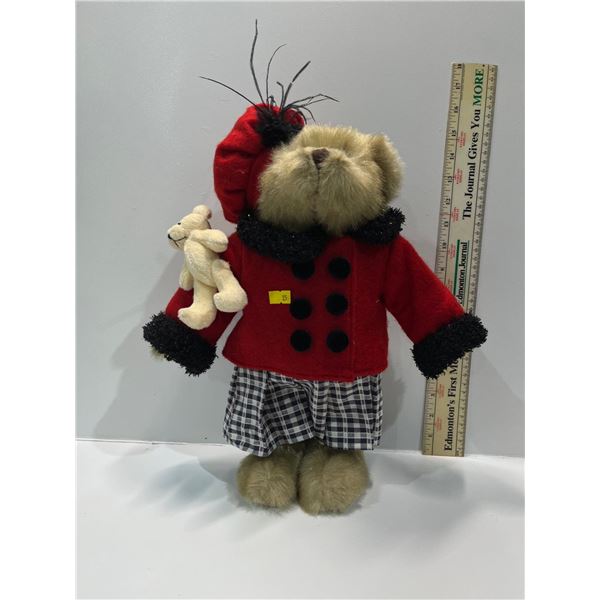 The Bearington Collection Stand up Red Coat and Hat 15H