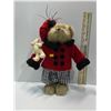 Image 1 : The Bearington Collection Stand up Red Coat and Hat 15H