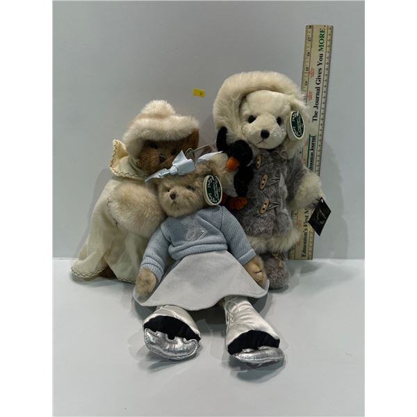Bearington Collection Assorted Winter Themed Bears 15H