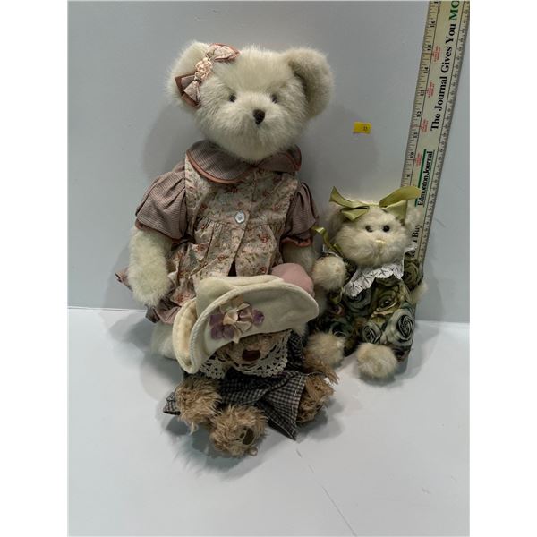 Assorted Collection of Spring Themed Bears - Largest is 16H