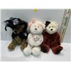Image 1 : Assorted Collection of Bears Brands include Boyd's Gund, Stewart Ross Largest is 12H