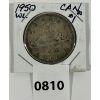 Image 1 : 1950 CDN WATERLINE SILVER DOLLAR