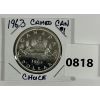 Image 1 : 1963 CDN UNCIRCULATED CAMEO SILVER DOLLAR