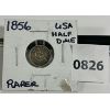 Image 1 : 1856 U.S. HALF DIME