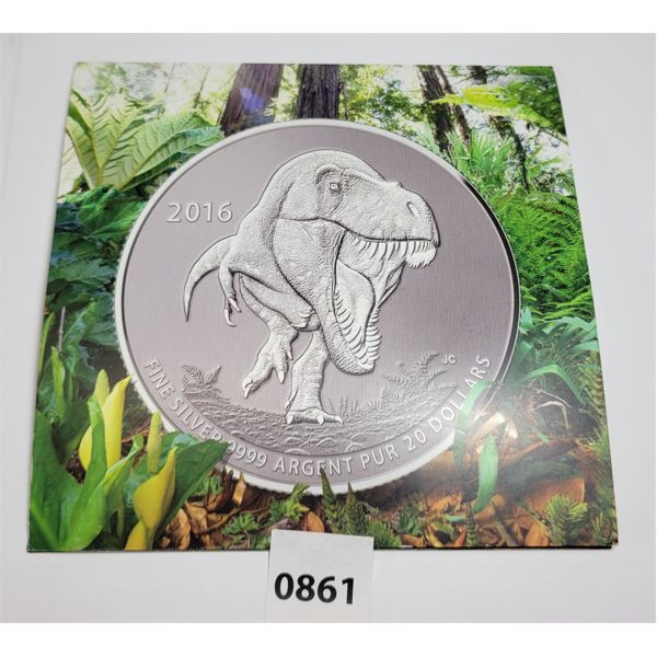 RCM CDN 2016 $20 SILVER COIN
