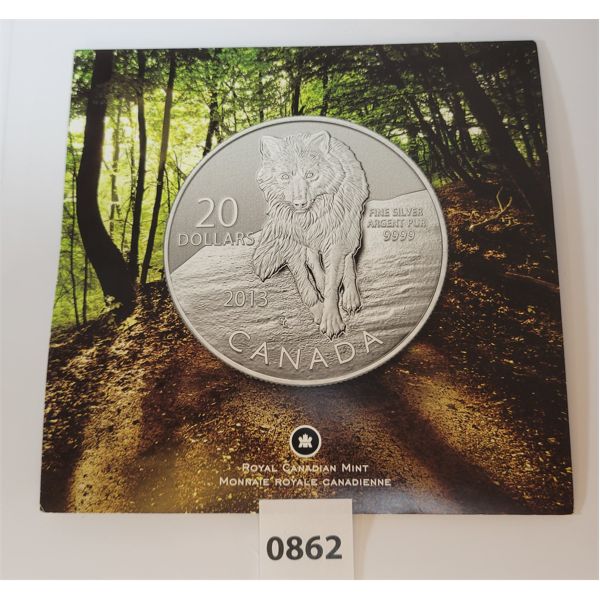 RCM CDN 2013 $20 SILVER COIN