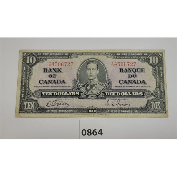1937 CDN $10 BANKNOTE