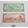Image 2 : LOT OF 2 - 1954 CDN UNCIRCULATED $1 & $2 BANKNOTES