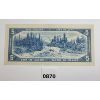 Image 2 : 1954 CDN $5 BANKNOTE