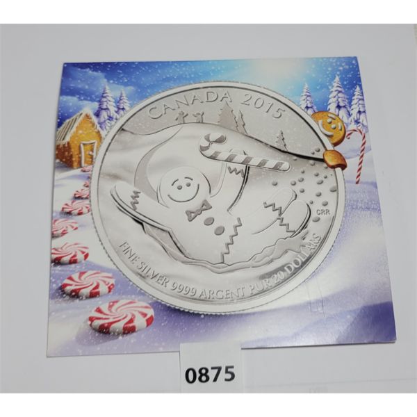 RCM CDN 2015 $20 SILVER COIN