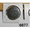 Image 3 : LOT OF 2 - 1844 PROVINCE OF CANADA HALF PENNY & 1850 BANK OF UPPER CANADA PENNY