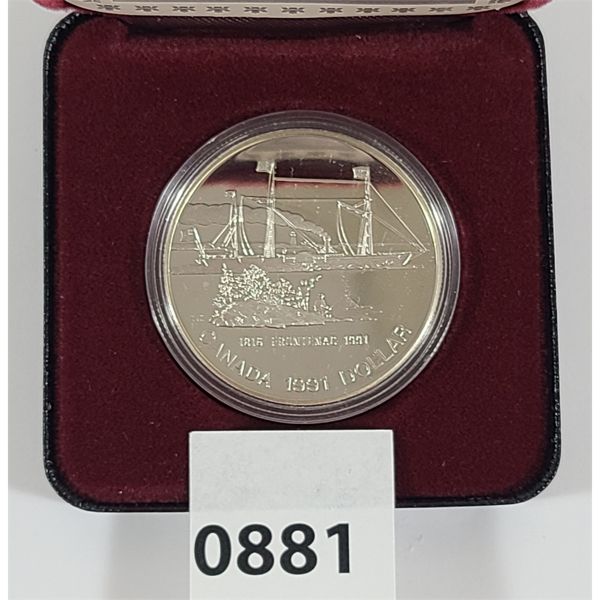RCM 1991 PROOF SILVER DOLLAR