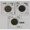 Image 1 : LOT OF 3 - 1896, 1901 & 1902 CDN BIG PENNIES