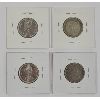 Image 3 : LOT OF 4 - 1935, 1936, & 1967 CDN 25 CENT PCS - INCL CAMEO
