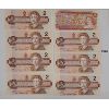 Image 1 : LOT OF 8 - 1974 & 1986 CDN $2 BANKNOTES
