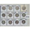 Image 1 : LOT OF 12 - CDN UNCIRCULATED 50 CENT PCS