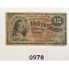 Image 1 : 1863 U.S. FRACTIONAL 15 CENT BANKNOTE - 4TH ISSUE