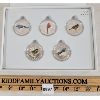 Image 1 : RCM 2015 $10 SILVER COIN SET - COLOURFUL SONGBIRDS OF CANADA