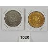 Image 1 : LOT OF 4 - 1867 ONTARIO CONFEDERATION MEDALLIONS 