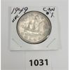 Image 1 : 1949 CDN SILVER DOLLAR - UNCIRCULATED