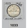 Image 1 : 1953 CDN SILVER DOLLAR