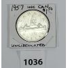 Image 1 : 1957 CDN SILVER DOLLAR