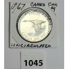 Image 1 : 1967 CDN UNCIRCULATED SILVER DOLLAR - CAMEO