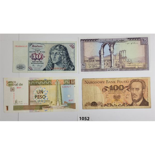 LOT OF 8 - WORLD BANKNOTES - SEE ALL PICS
