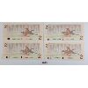 Image 2 : LOT OF 4 - 1986 CDN $2 BANKNOTES - SEQUENTIAL
