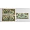 Image 1 : LOT OF 3 - 1937 CDN $1 BANKNOTES