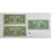 Image 2 : LOT OF 3 - 1937 CDN $1 BANKNOTES