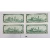 Image 2 : LOT OF 4 - 1967 CDN $1 BANKNOTES - NO SERIAL NUMBERS