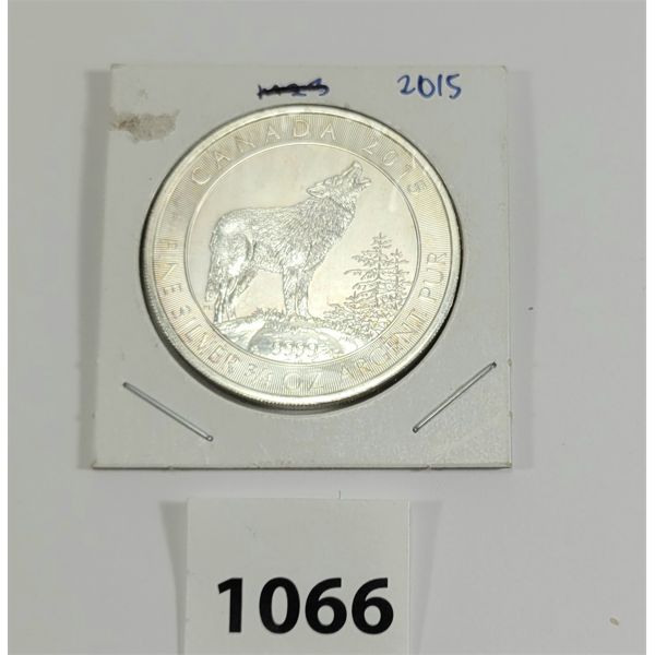 2015 CDN $2 3/4OZ FINE SILVER COIN