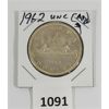 Image 1 : 1962 CDN UNCIRCULATED SILVER DOLLAR