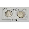 Image 1 : LOT OF 2 - 1944 & 1945 CDN 50 CENT PCS