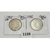 Image 1 : LOT OF 2 - 1952 & 1956 CDN 50 CENT PCS