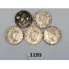 Image 2 : LOT OF 5 - 1916, 1941, 1952 & 1960 CDN SILVER 50 CENT PCS