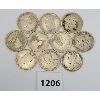 Image 2 : LOT OF 10 - 1902-1936 CDN SILVER  25 CENT PCS