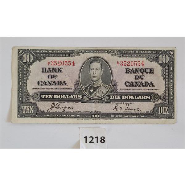 1937 CDN $10 BANKNOTE