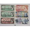 Image 1 : LOT OF 6 - 1954, 1972, 1974 & 1986 CDN $1, $2 & $5 BANKNOTES 