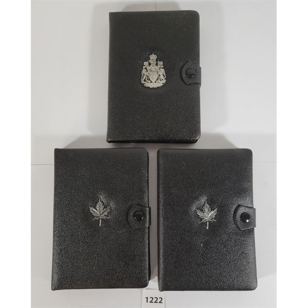 LOT OF 3 - 1977, 1980 & 1982 RCM DBL DOLLAR DENOMINATION SET