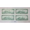 Image 2 : LOT OF 4 - 1867-1967 CDN $1 BANKNOTES - NO SERIAL NUMBERS