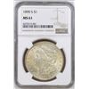 Image 1 : USA, 1890S $1, Morgan silver dollar, NGC MS61.