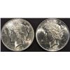 Image 1 : (2) 1922 PEACE DOLLARS CH BU