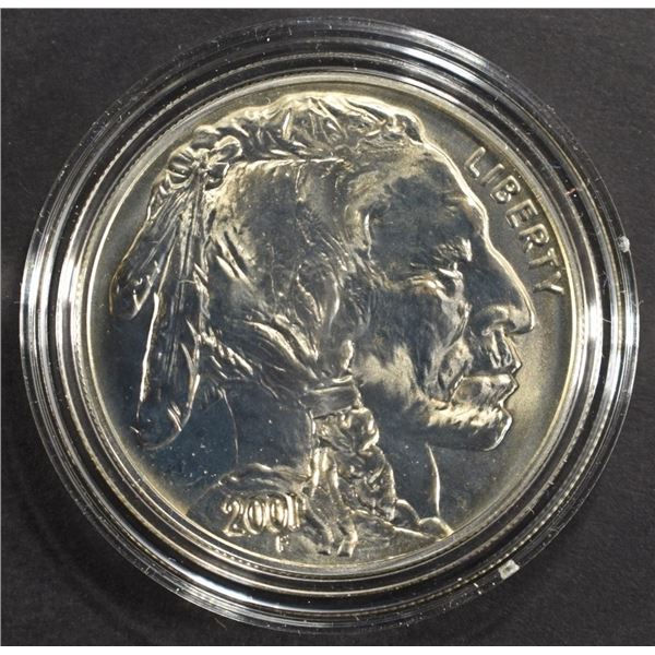 2001-D SILVER BUFFALO COMM DOLLAR OGP
