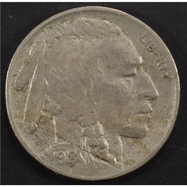 1918-D BUFFALO NICKEL XF