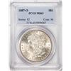Image 1 : 1887-O $1 Morgan Silver Dollar Coin PCGS MS63