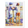 Image 1 : Lucelle Raad "Little Fishermen" Limited Edition Lithograph on Paper