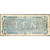 Image 2 : 1864 $10 Confederate States of America Note